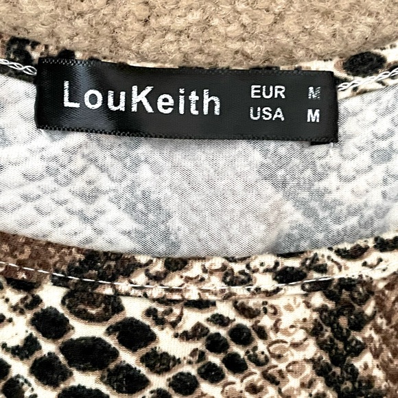 Snake Print Halter Collar Camisole Tank Top - Picture 5 of 8